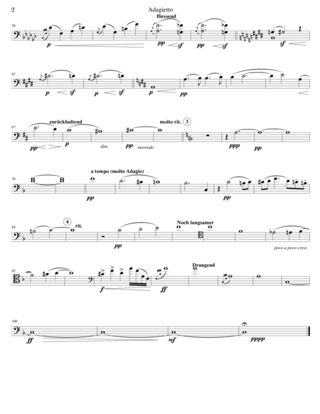Adagietto from Symphony No.5 (Arranged for 4 Cellos and Harp)