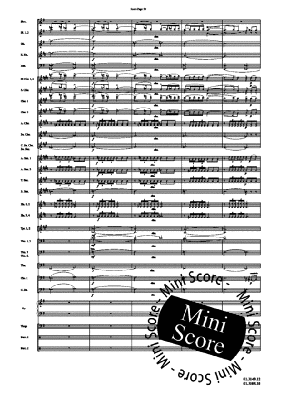 Scheherazade Concert Band scores gallery preview page 163