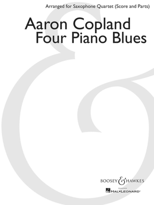 Book cover for Four Piano Blues