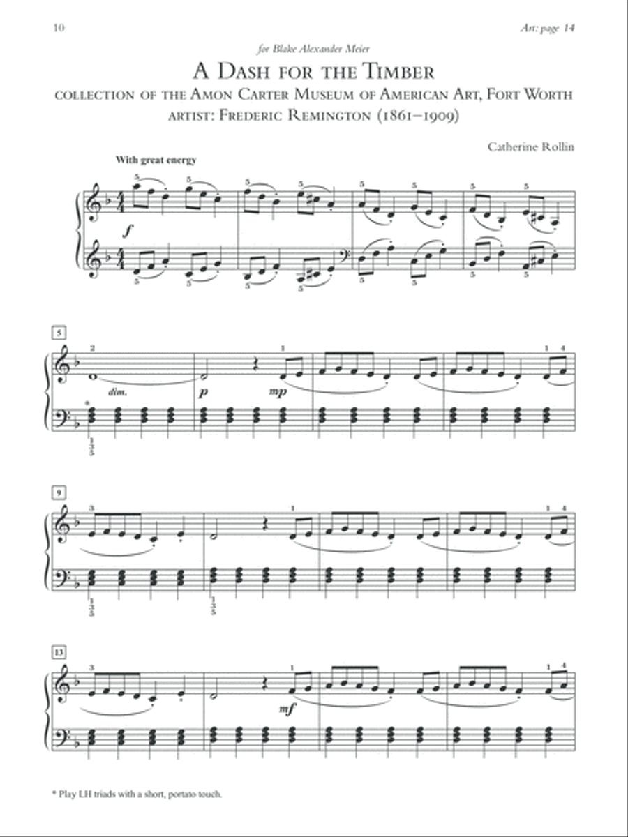 Museum Masterpieces, Book 1 Piano Solo scores gallery preview page 10