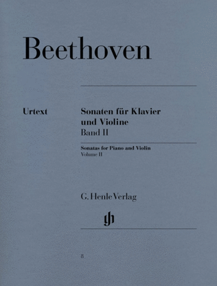 Book cover for Beethoven - Sonatas Book 2 Violin/Piano