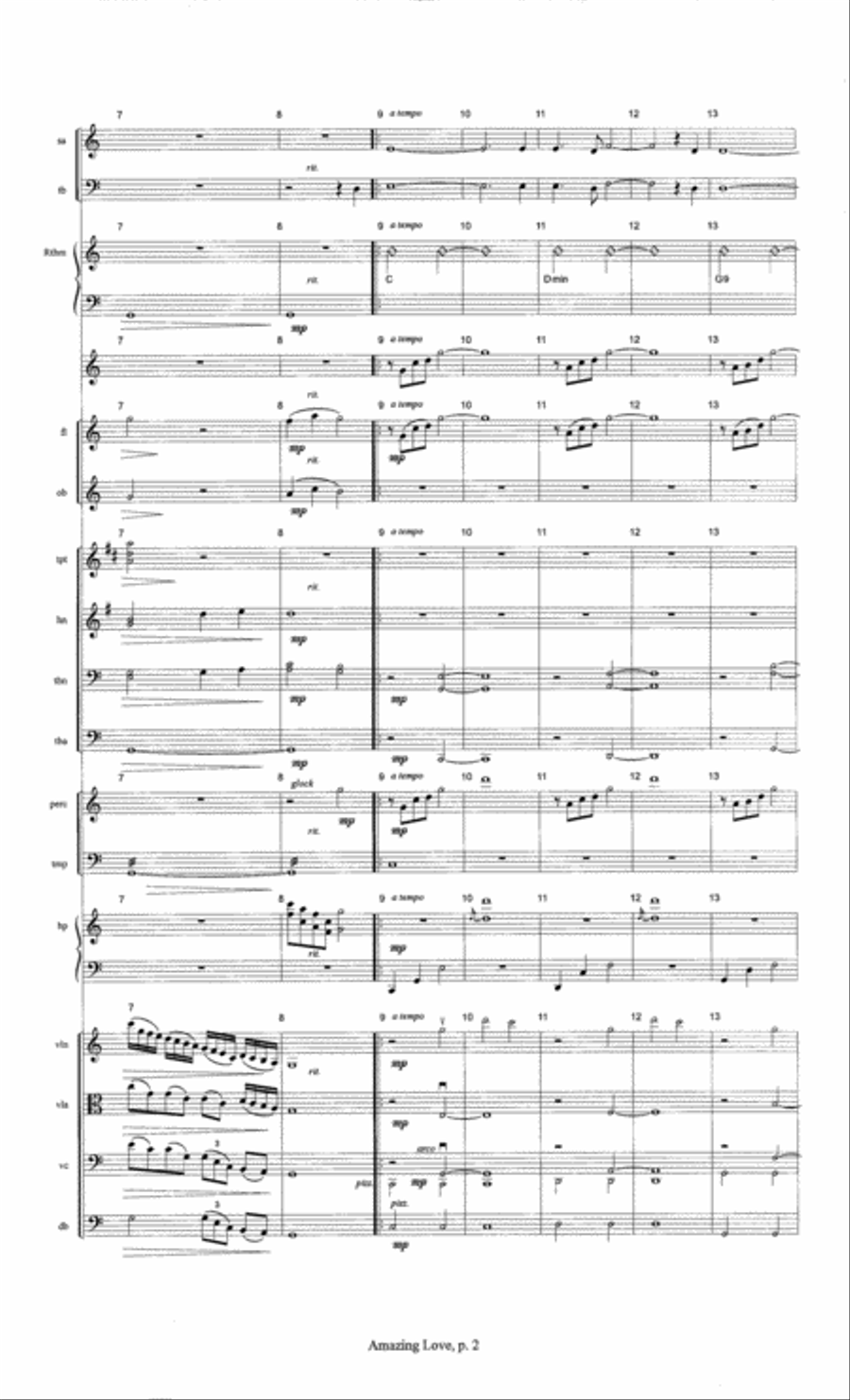 Amazing Love Choir scores gallery preview page 3