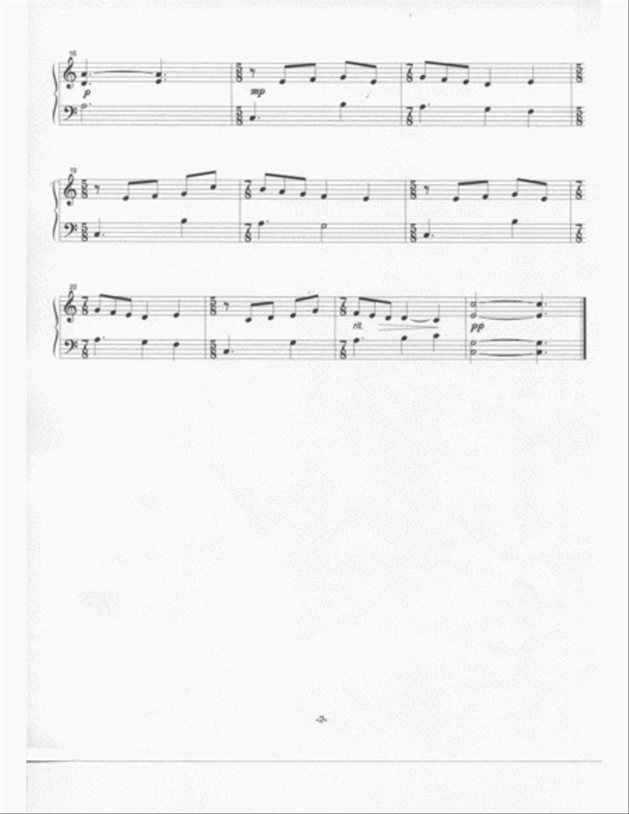 Images and Recollections for Solo Piano Piano Method scores gallery preview page 3