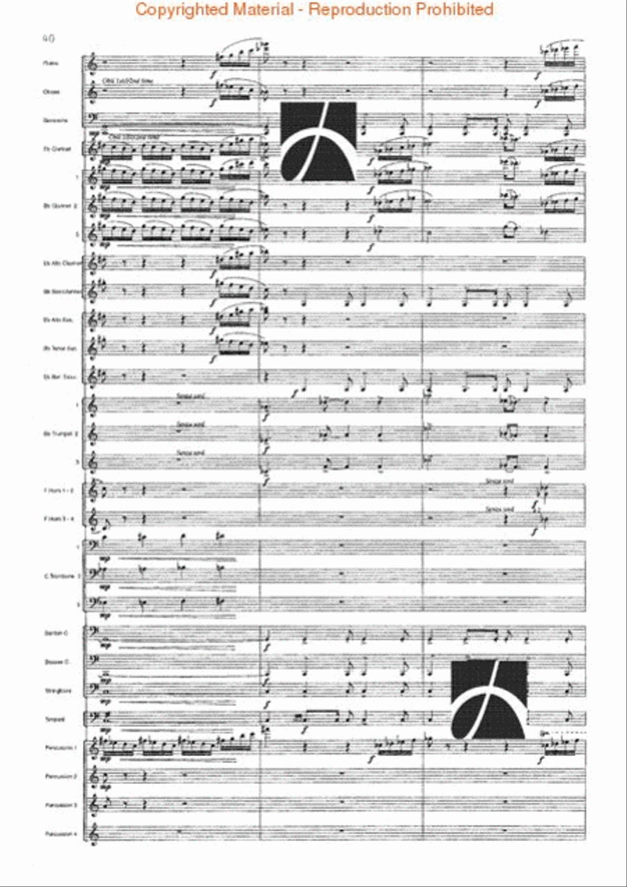 Spartacus Spartacus Concert Band scores gallery preview page 41