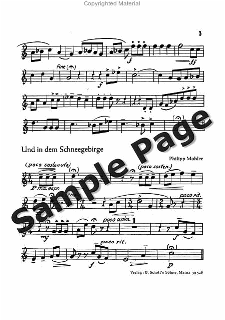 Mohler Ph Festliche Liedkantate Op37(dsb TTBB scores gallery preview page 4