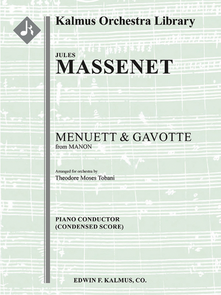 Manon: Minuet and Gavotte [transcription]