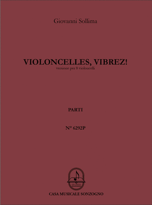 Book cover for Violoncelles, vibrez! versione per 8 violoncelli