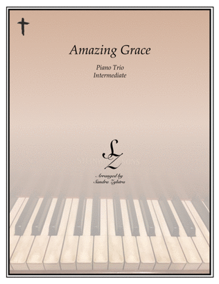 Amazing Grace (1 piano, 6 hands trio)