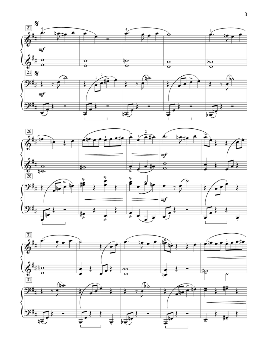 Tango Nuevo Tango Nuevo Piano Duet scores gallery preview page 3