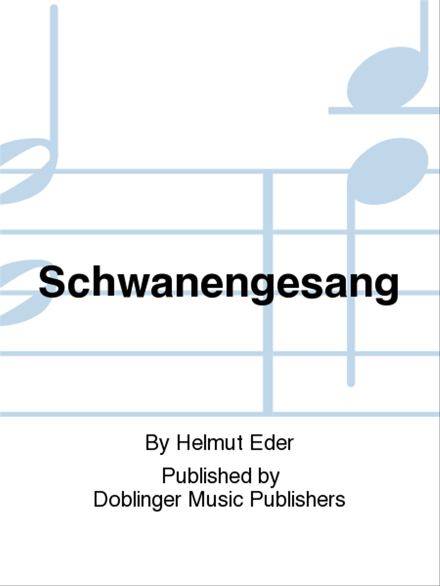 Schwanengesang Study Score scores gallery preview page 1