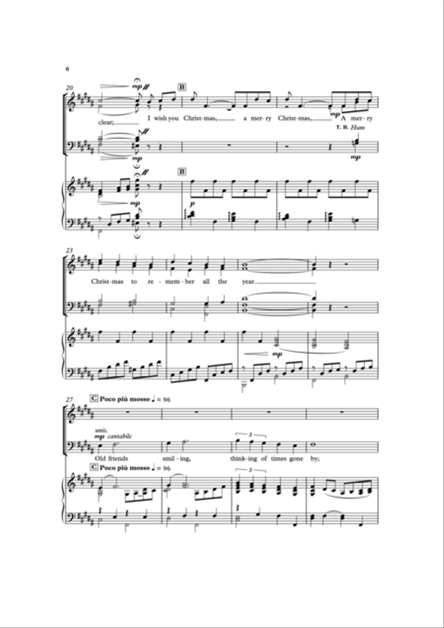 I wish you Christmas I wish you Christmas 4-Part scores gallery preview page 3