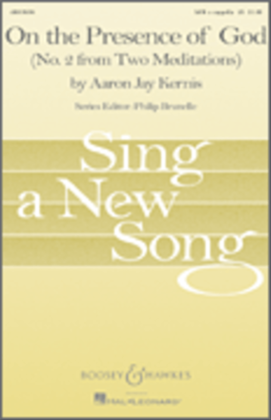 On the Presence of God On the Presence of God 4-Part scores gallery preview page 1