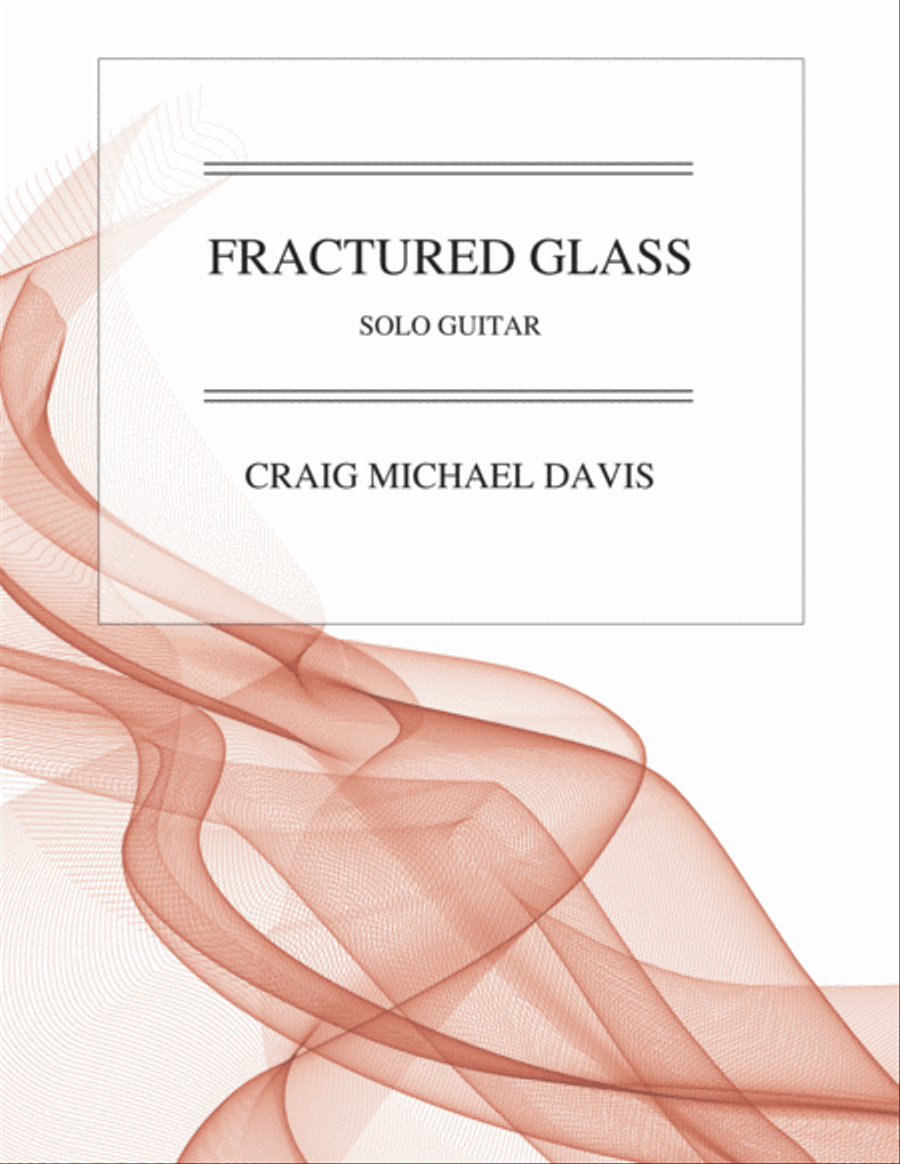 Fractured Glass for solo guitar Guitar Solo scores gallery preview page 1