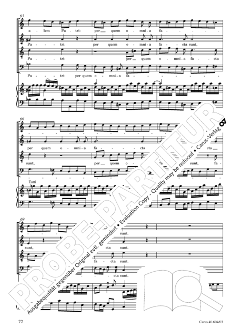 Grosse Mariazeller Messe in C 4-Part scores gallery preview page 81