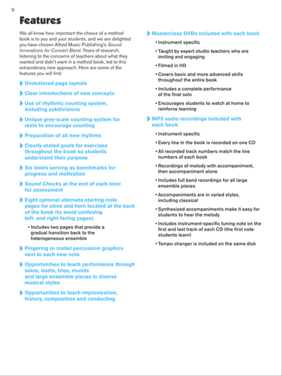 Sound Innovations for Concert Band Concert Band scores gallery preview page 7