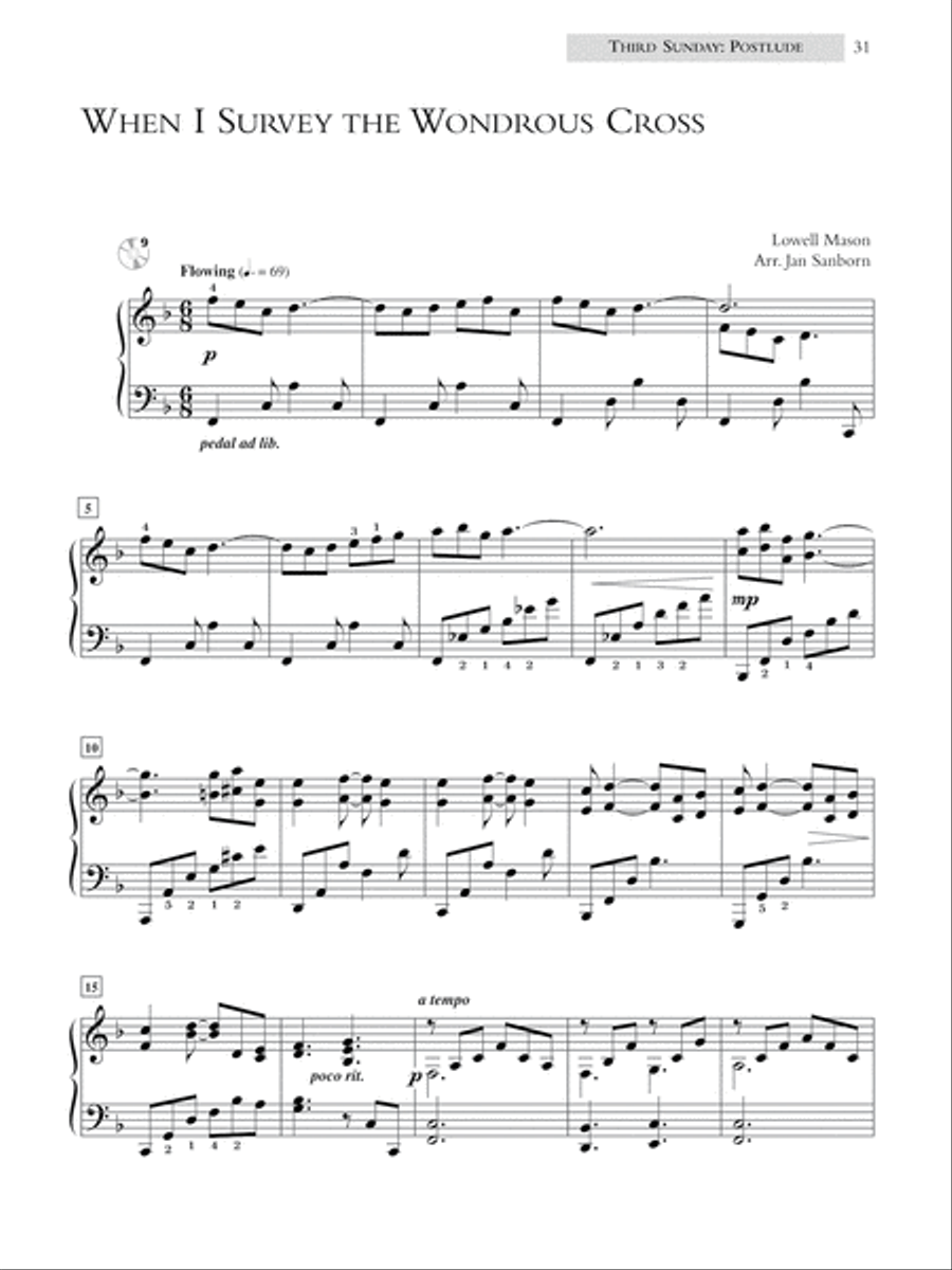 A Month of Sundays Piano Solo scores gallery preview page 5