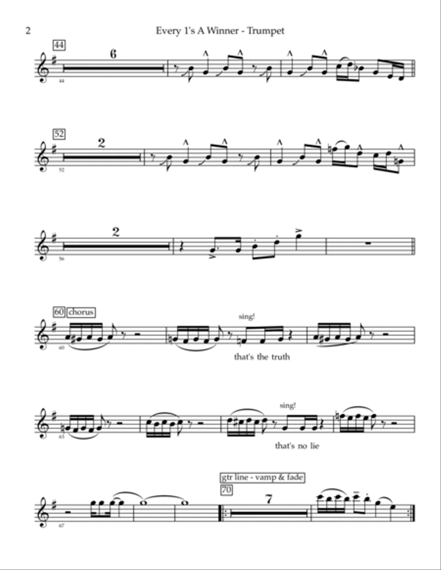 Every 1's A Winner Jazz Ensemble scores gallery preview page 2