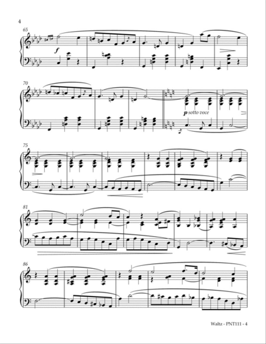 Waltz in Ab major, Opus 64, No 3 Piano Method scores gallery preview page 4