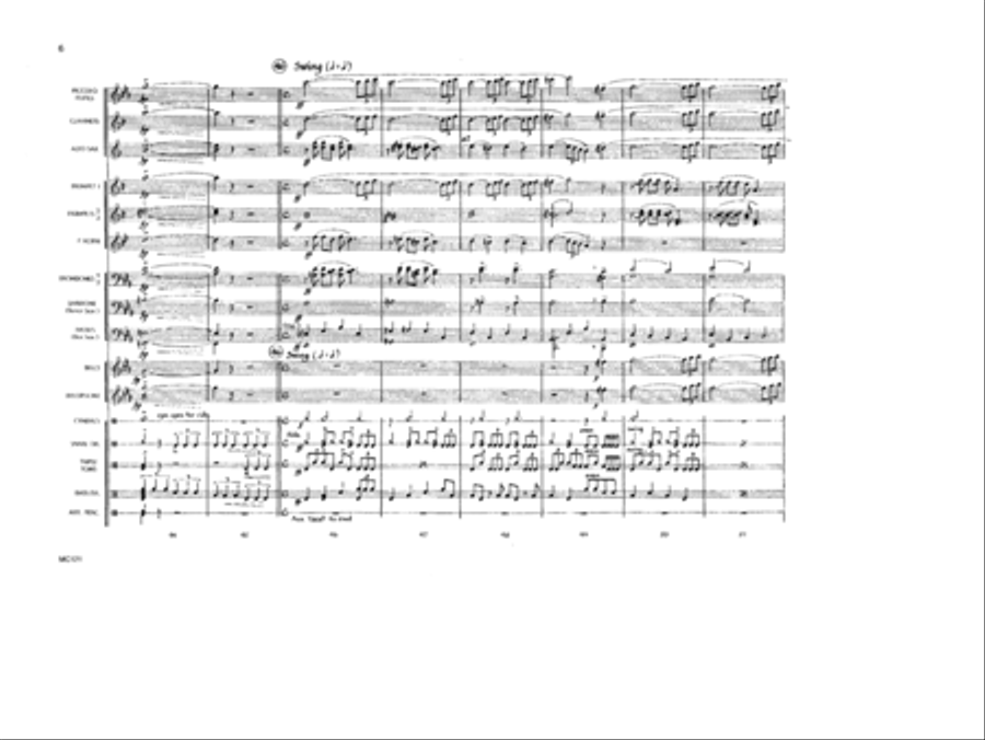 Salute To Glenn Miller Salute To Glenn Miller Marching Band scores gallery preview page 7