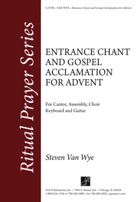Entrance Chant and Gospel Acclamation for Advent - Guitar edition