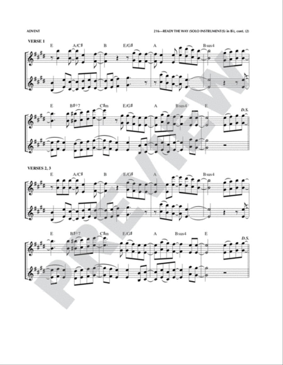 Glory & Praise Third Edition Praise scores gallery preview page 9