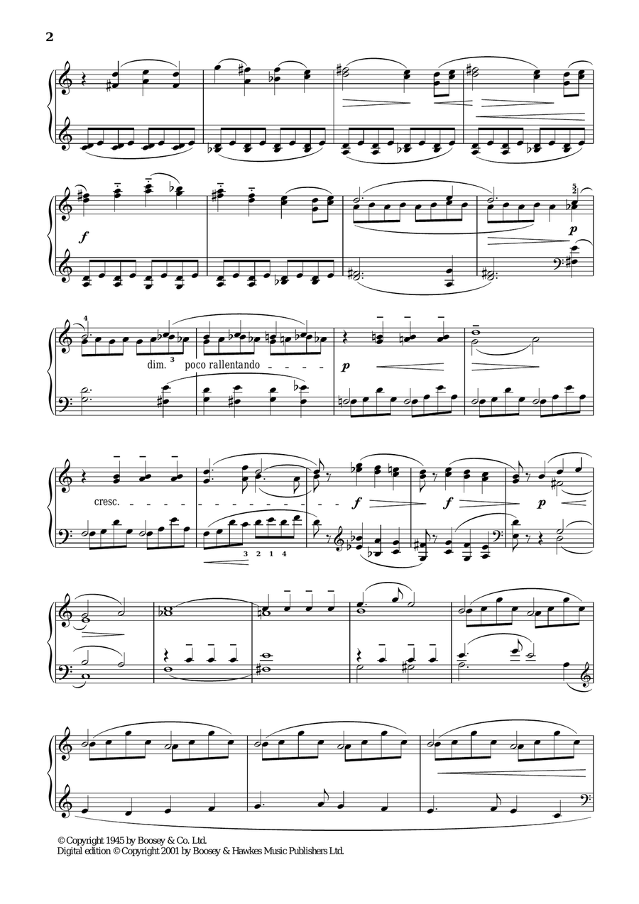 Forest Peace Piano Solo scores gallery preview page 2