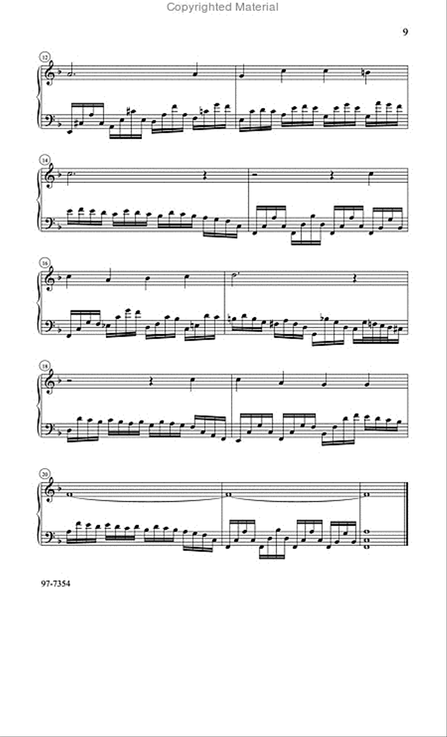 Four Preludes for Trust Organ scores gallery preview page 8