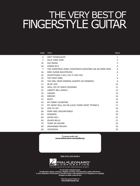 The Very Best of Fingerstyle Guitar image number null