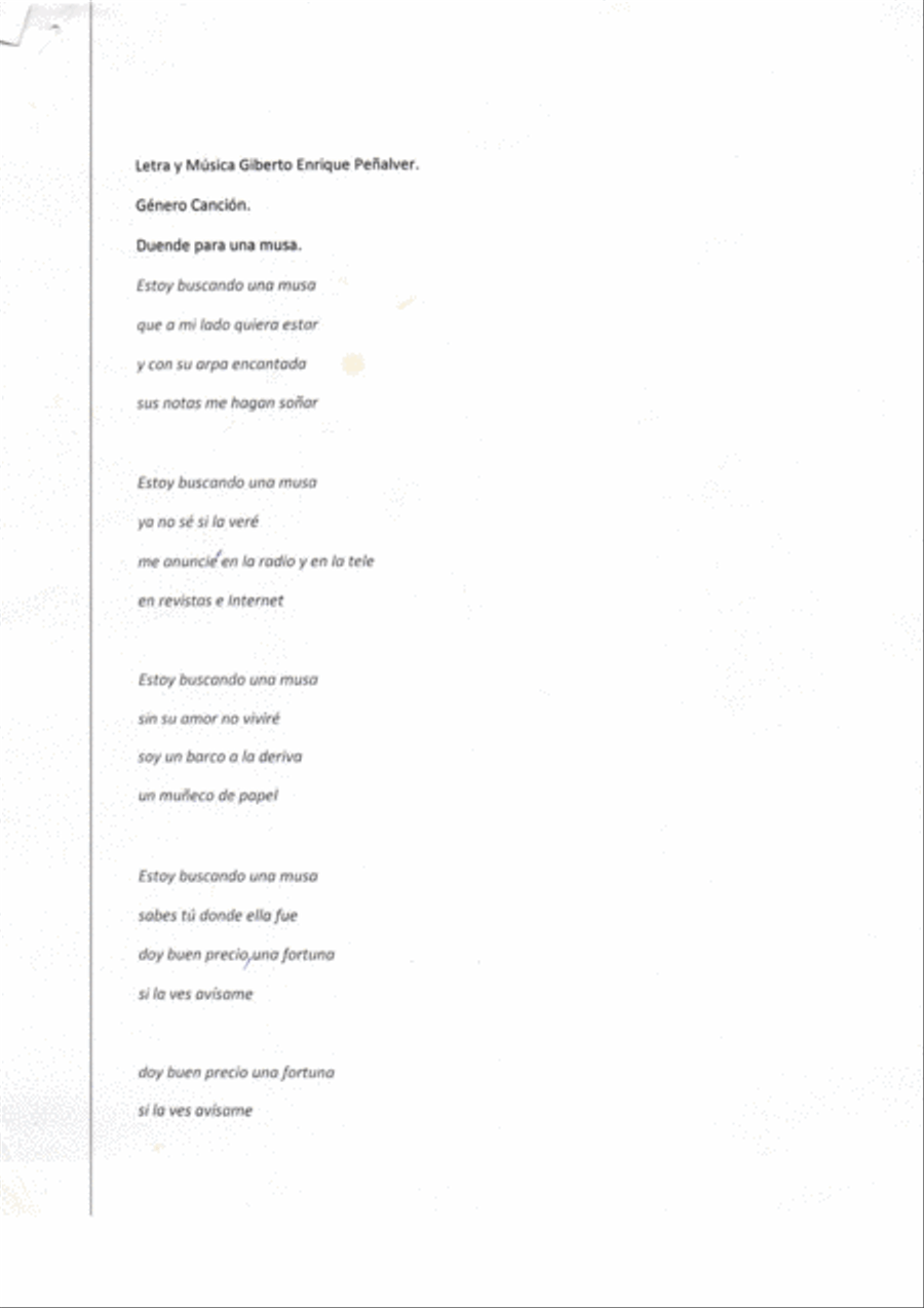 Duende para una musa Classical Guitar scores gallery preview page 1