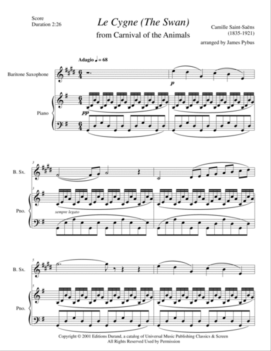 Le Cygne Chamber Music scores gallery preview page 3