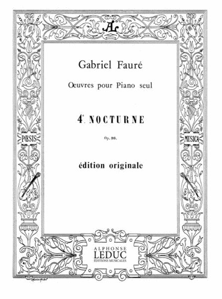 Nocturne For Piano No.4 Op.36