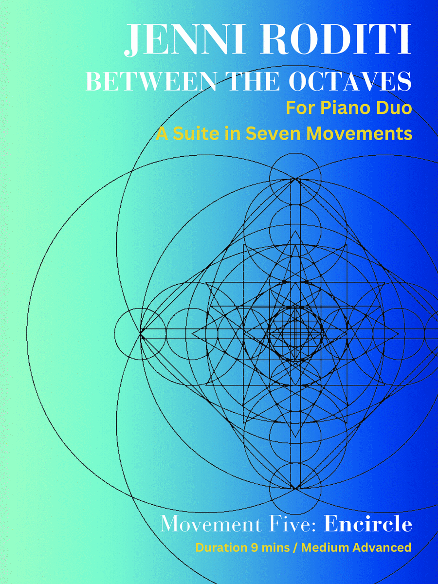 ENCIRCLE, Between the Octaves - A Piano Duo Suite (Movement 5 of 7) Piano Duet scores gallery preview page 1