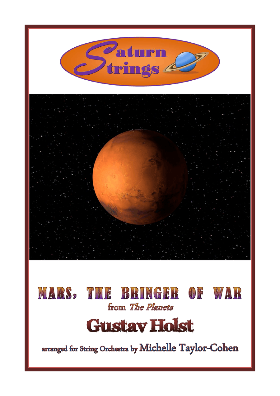 Mars, Bringer of War - from The Planets String Orchestra scores gallery preview page 1