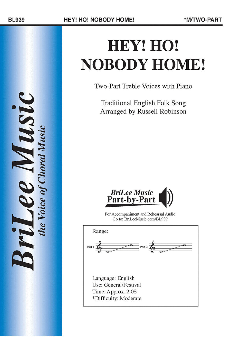 Hey! Ho! Nobody Home Hey! Ho! Nobody Home Choir scores gallery preview page 1
