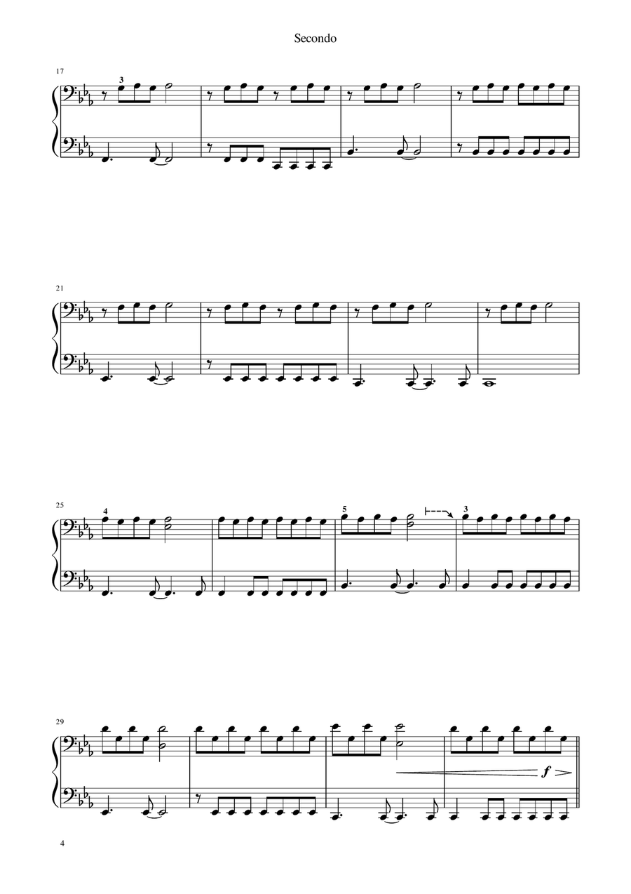 Finding Beauty 1 Piano, 4-Hands scores gallery preview page 6