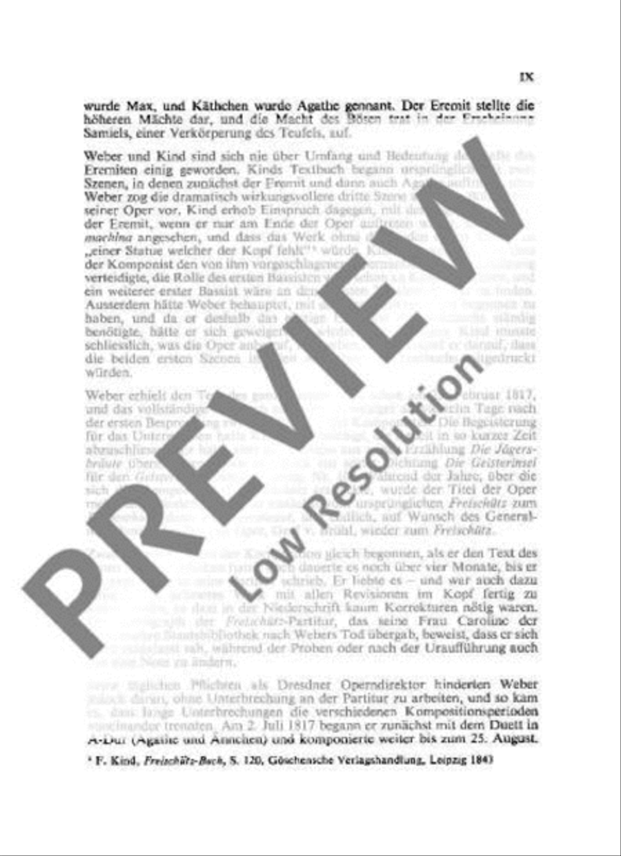 Der Freischütz Choir scores gallery preview page 10