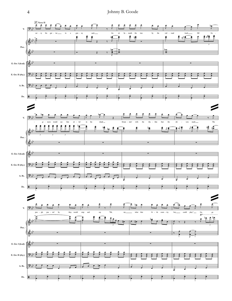 Johnny B. Goode School and Community scores gallery preview page 4