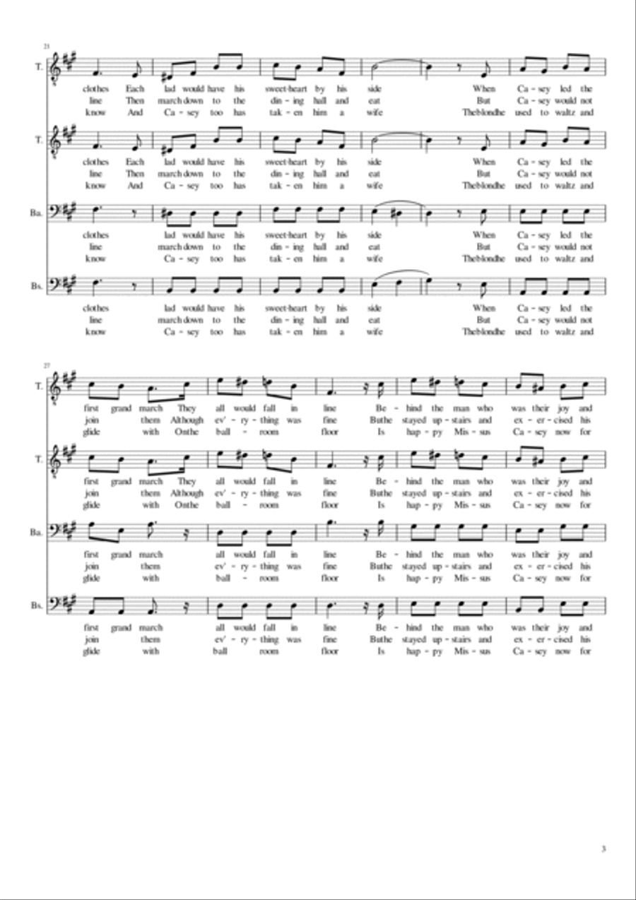 The Band played on The Band played on TTBB scores gallery preview page 3