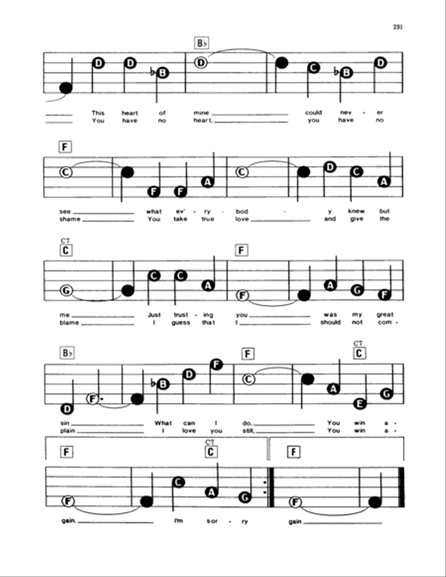 You Win Again Electronic Keyboard scores gallery preview page 2
