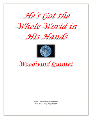 He's Got the Whole World in His Hands for Woodwind Quintet