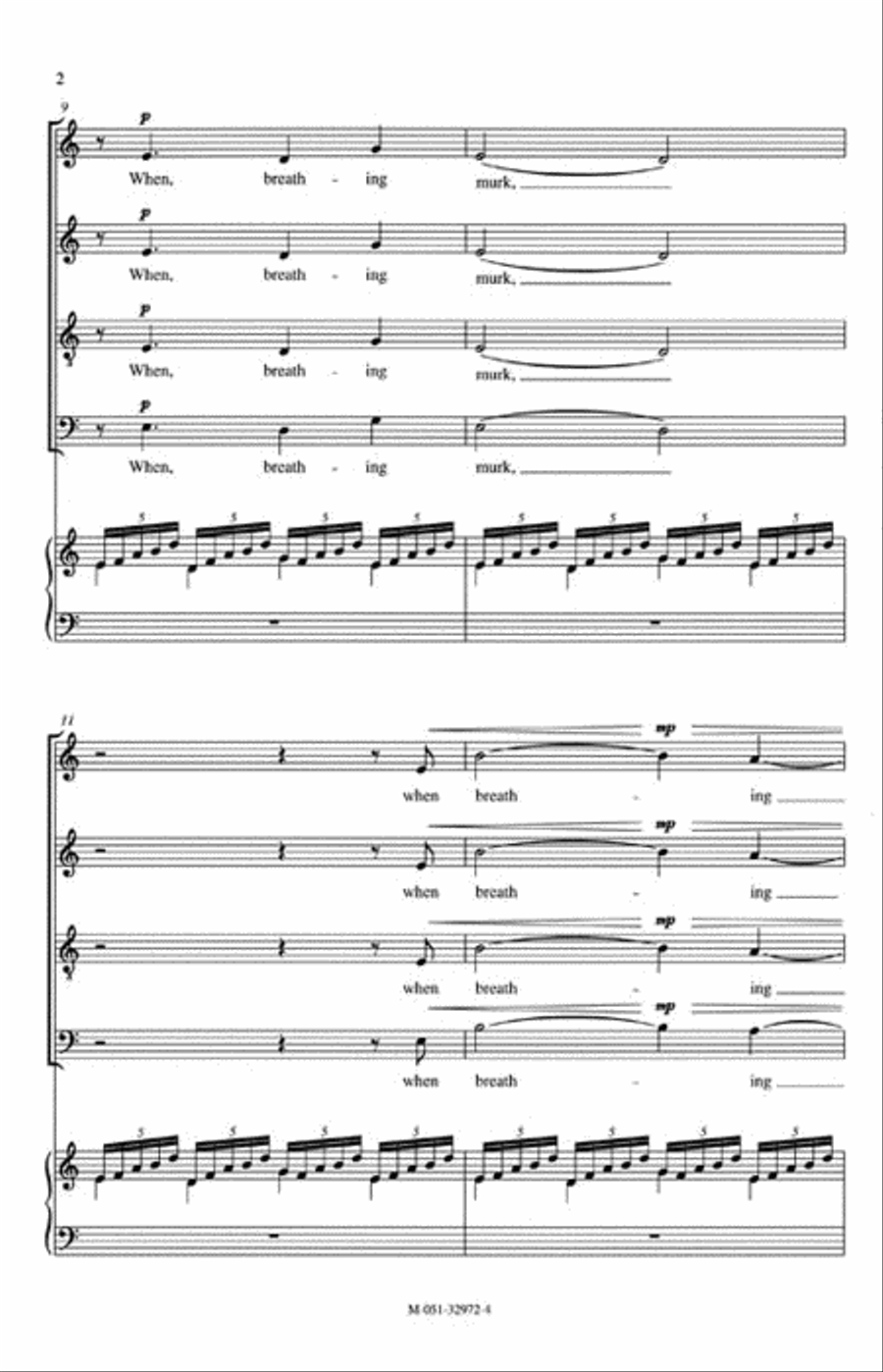 Winter Sun 4-Part scores gallery preview page 3