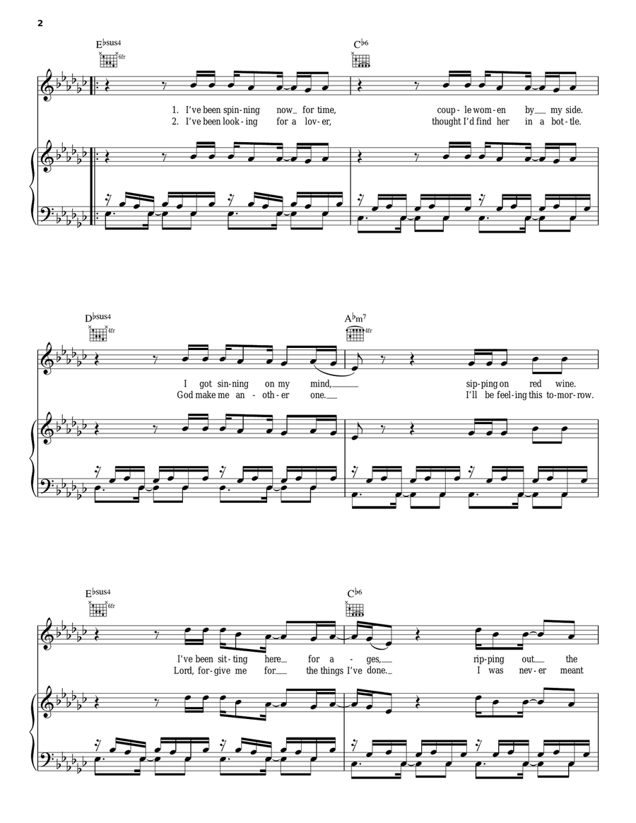 Bloodstream Bloodstream Acoustic Guitar scores gallery preview page 2