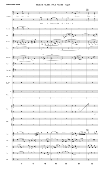 Silent Night, Holy Night (from "carols For Choir And Congregation") - Score