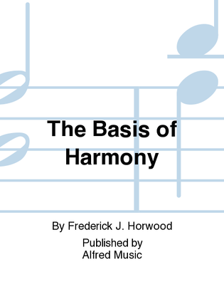 Book cover for The Basis of Harmony