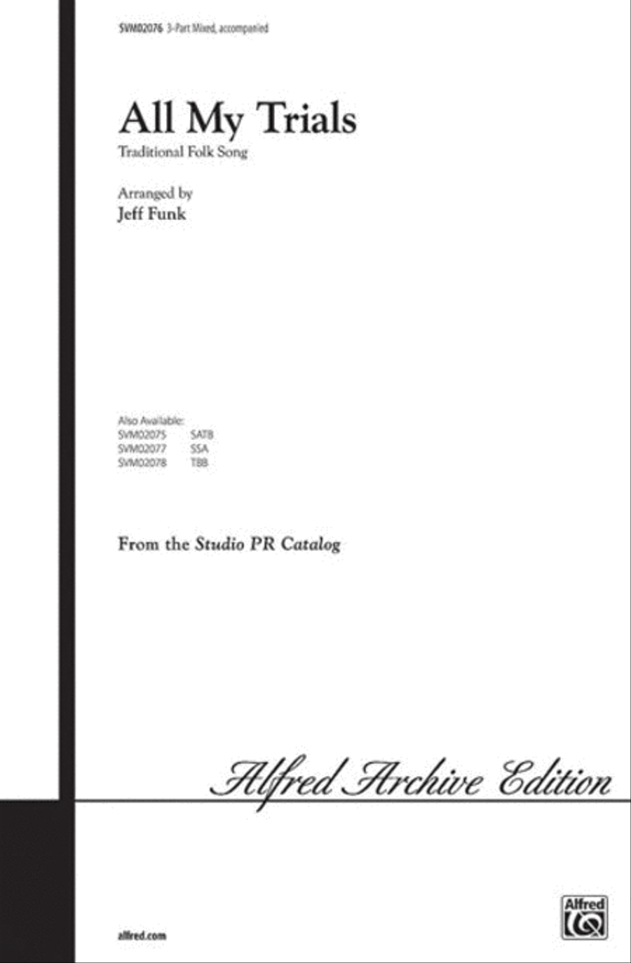 All My Trials 3-Part scores gallery preview page 1