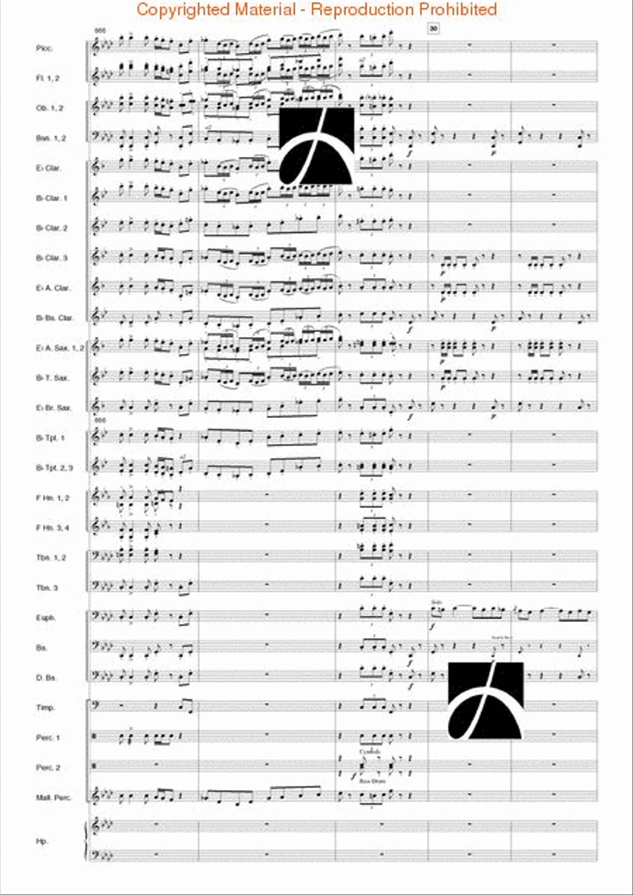 Carmen Suite Carmen Suite Concert Band scores gallery preview page 69