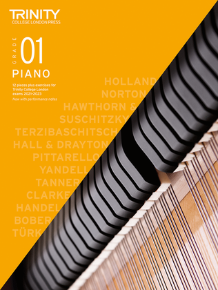Book cover for Piano Exam Pieces Plus Exercises 2021-2023: Grade 1