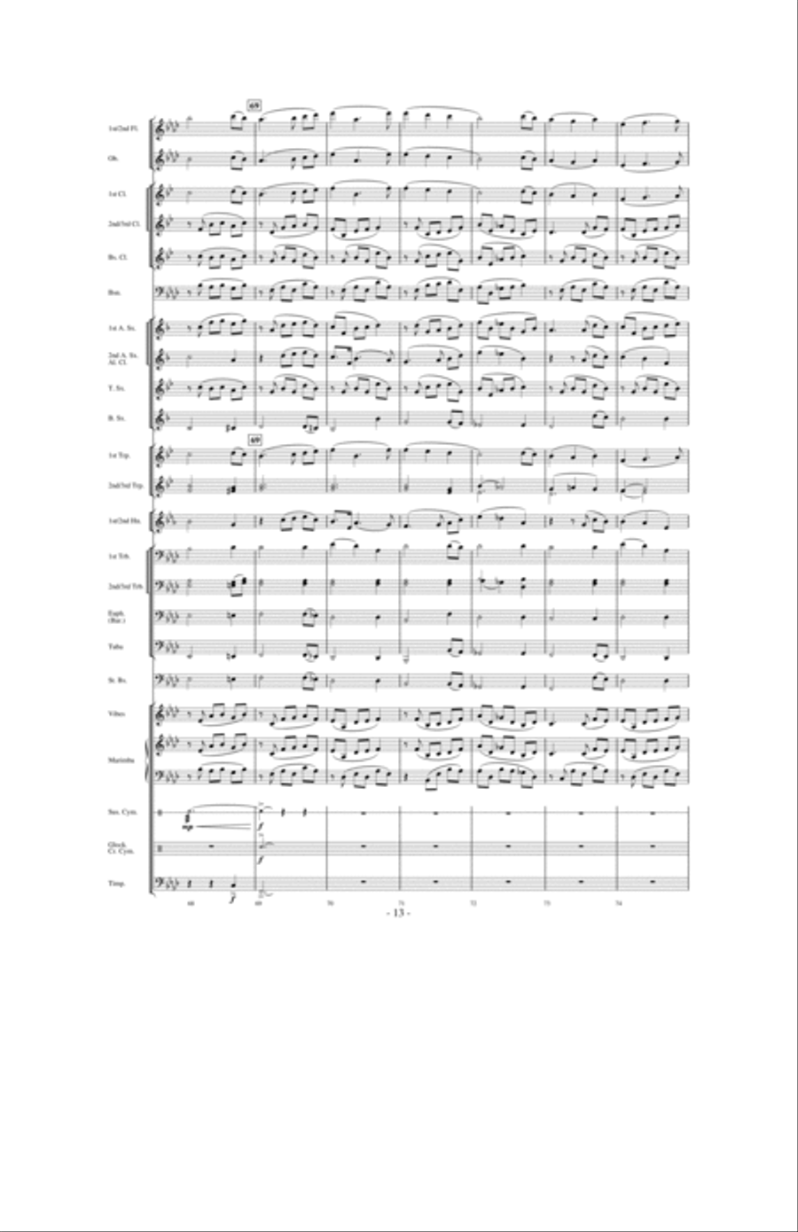 Heaven's Light Concert Band scores gallery preview page 12