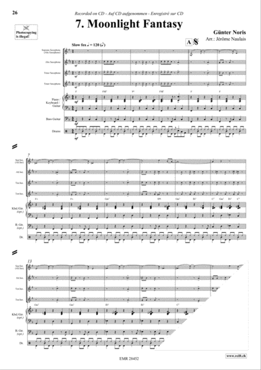 Let's Dance Volume 3 Let's Dance Volume 3 Saxophone Quartet scores gallery preview page 9