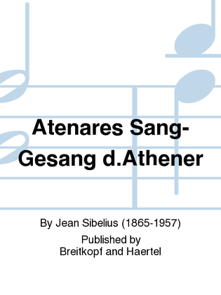 Athenarnes sang - War Songs of Tyrtaeus Op. 31/3
